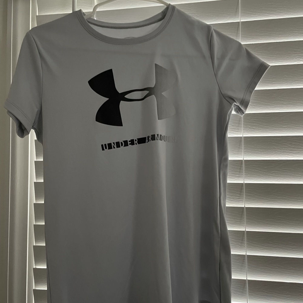 Girls gray Under Armour